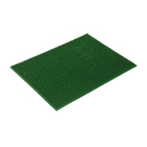Коврик придверный ТРАВКА на противоскользящей основе, 60х90см, зеленый