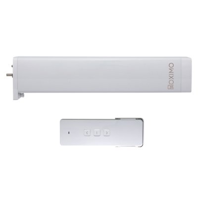Умный Zigbee электропривод c пультом для карниза ROXIMO белый