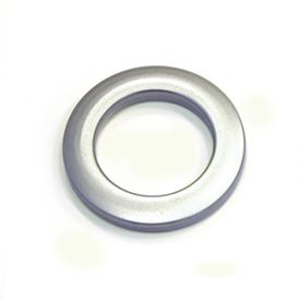 Люверсы, пластик, 40мм, хром матовый, 10шт