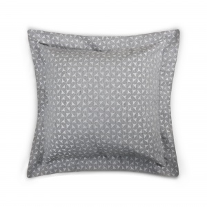 Подушка декоративная, на молнии "Марсия", 50х50, цвет нежно-серый
