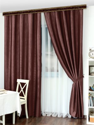 Багет для карниза 7 см, антик инкрустация бордо