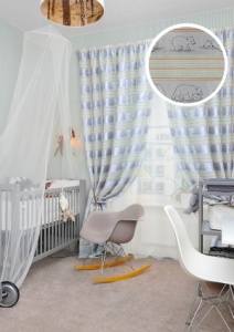 Комплект штор для детской Аляска Alaska-S 272х275