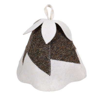 Шапка для бани и сауны "Колокольчик" "Банные штучки", войлок