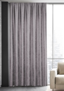 Штора на тесьме "Велюр", 200х285 см, цвет морон