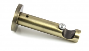 Кронштейн открытый  однорядный круглый, D16мм,цв. "Латунь"