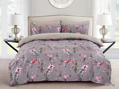 Cleo сатин набивной "Satin Lux" дуэт 145*215 цвет мультиколор 2