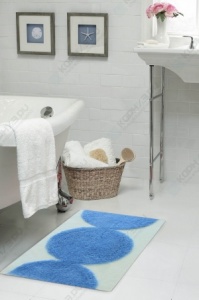 Коврик для ванной комнаты Блю Перлс Blue Pearls
