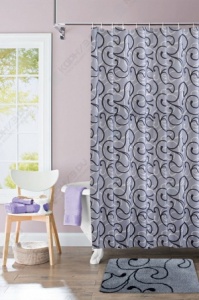 Коврик для ванной комнаты Флауэр Лейс грей Flower Lace grey