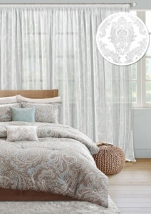 Тюль на тесьме "Луиза Luisa - XL 600x275 белый