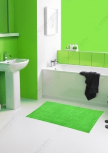 Коврик для ванной комнаты СПА салатовый