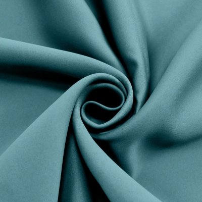 Портьерная ткань на отрез ширина 280 см Димаут цвет нежно-голубой