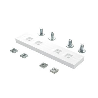 Соединитель для двухполосного профиля, белый