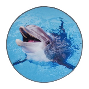 Коврик влаговпитывающий "Velur SPA" круглый "Дельфин"