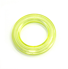 Люверсы, пластик, 40мм, лимон, 10шт