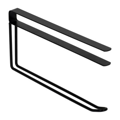 Держатель на полку для бумажных полотенец подвесной, металл, 20,5*10,5 см, черный MARMITON