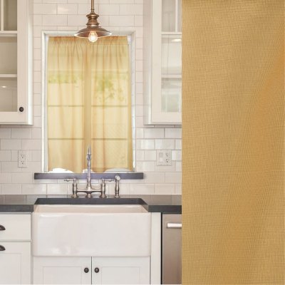 Штора "Ницца", размер 120х136 см оранжевый