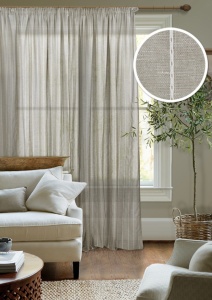 Тюль на тесьме "Крузо Cruso - XL" 600х275