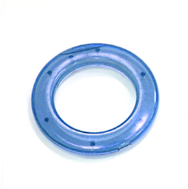 Люверсы, пластик, 40мм, голубой, 10шт