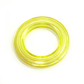 Люверсы, пластик, 40мм, мед прозрачный, 10шт