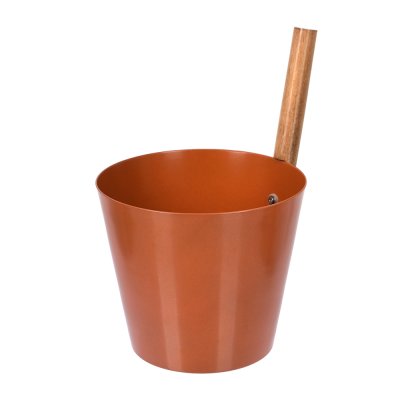 Бадья из алюминия 5 л, терракотовая "Банные штучки"