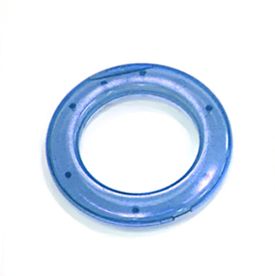 Люверсы, пластик, 40мм, голубой, 10шт