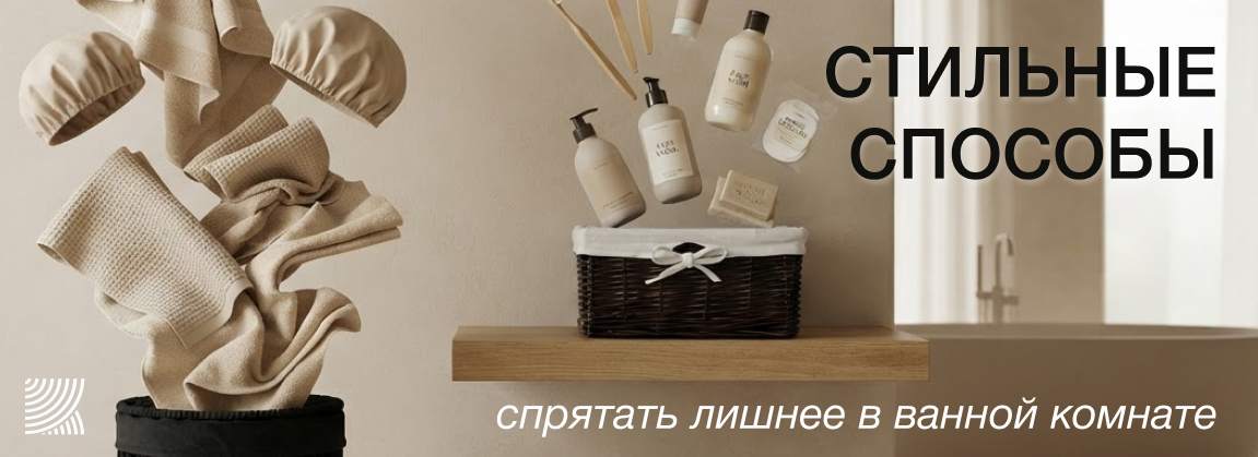 Стильные способы спрятать лишнее в ванной комнате Стильные способы спрятать лишнее в ванной комнате