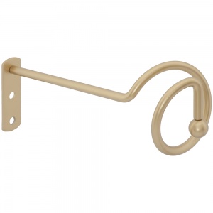 Штородержатель Спираль, Матовое золото