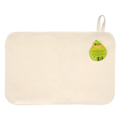 Коврик для сауны 49,5х33 см "Банные штучки", войлок, 100% шерсть