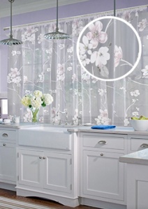 Штора на тесьме "Sakura - K" 265х175 белый