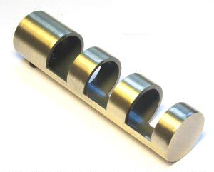 D19мм, Наконечники "Цилиндр Геометрия", латунь