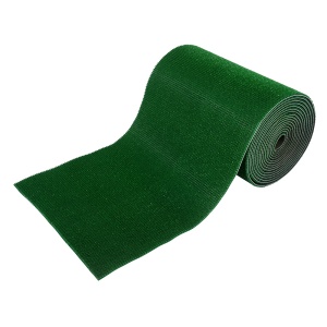 Коврик придверный ТРАВКА на противоскользящей основе, 90х1500см, зеленый