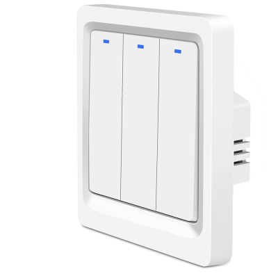 Умный Zigbee выключатель ROXIMO, трехкнопочный, SZBTN01-3