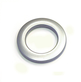 Люверсы, пластик, 40мм, хром матовый, 10шт