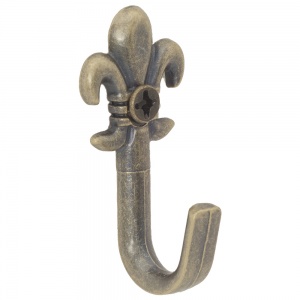Крючок для шторного подхвата Пика, Золото антик (2 шт)