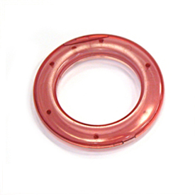 Люверсы, пластик, 40мм, вишня, 10шт