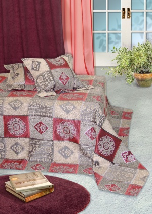 Комплект "Jaipur", покрывало и подушки