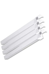 Угловой модуль для стеллажа С, белый