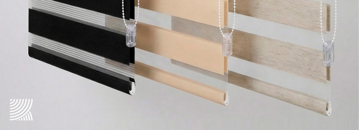 Новая коллекция! Рулонные шторы День-Ночь в трёх стильных цветах Новая коллекция! Рулонные шторы День-Ночь в трёх стильных цветах