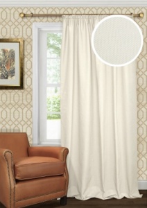 Портьера для спальни Хоста Hosta 140x280 белый