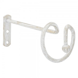 Штородержатель Спираль, Белое золото ампир