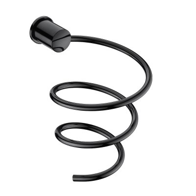 Держатель фена K-1080POLISHED BLACK 