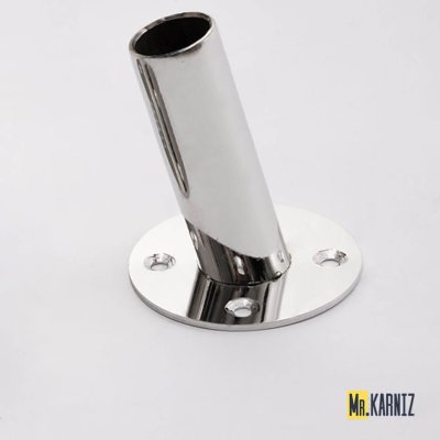 Крепление для карниза проточенное 76 градусов 10 см