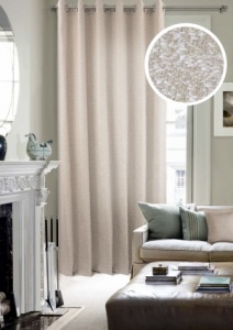 Портьера на люверсах "Ливит", 200х260 цвет крем