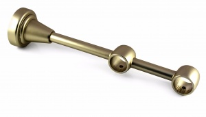 Кронштейн закрытый двухрядный, D16мм, латунь