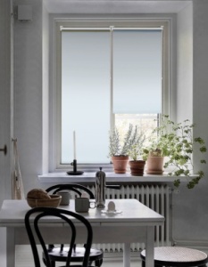 Рулонные шторы блэкаут отражающие White color