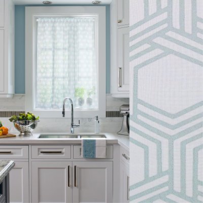 Штора "Шедевр", размер 120х136 см белый