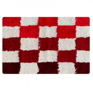 Коврик для ванной комнаты Перпл чессборд Purple chessboard