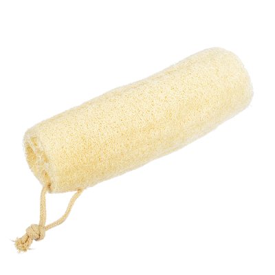 Мочалка из люфы "Губка" натуральная, 20 см, medium, для бани и сауны "Банные штучки"