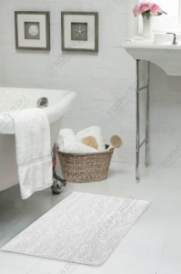 Коврик для ванной комнаты Вайт Лиф White Leaf