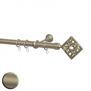 Карниз однорядный, наконечник  Вензель, Д28